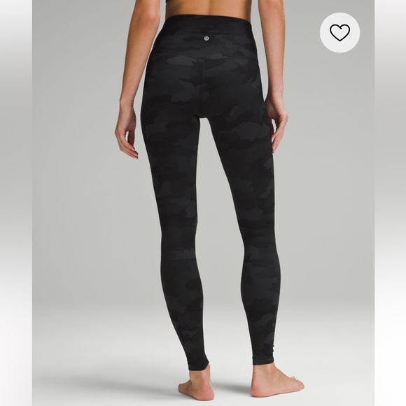 Lululemon- High Rise Black Camo Leggings- Sz 10- 29” Inseam - Picture 6 of 13
